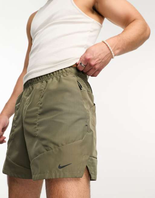 Nike Training Axis Engineered Dri Fit Advanced shorts in khaki ASOS