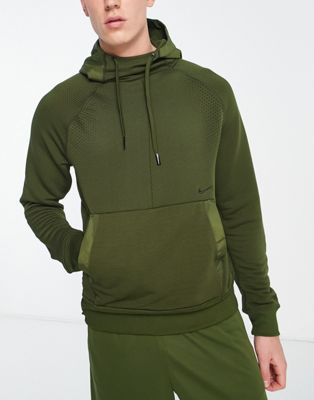 Nike Training Axis Therma-FIT hoodie in khaki-Green