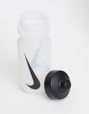 Nike Training Big Mouth 2.0 625ml water bottle in clear with black swoosh