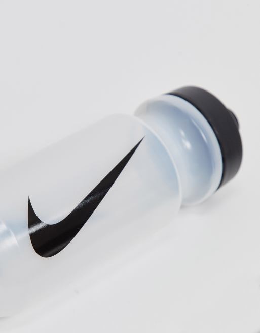 Nike Training – Big Mouth 2.0 – Transparente Wasserflasche mit Swoosh-Logo in Schwarz, 625 ml, 4 von 4