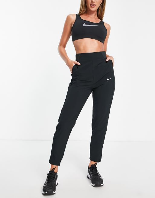 Nike Training Bliss Victory Dri-FIT mid rise joggers in black