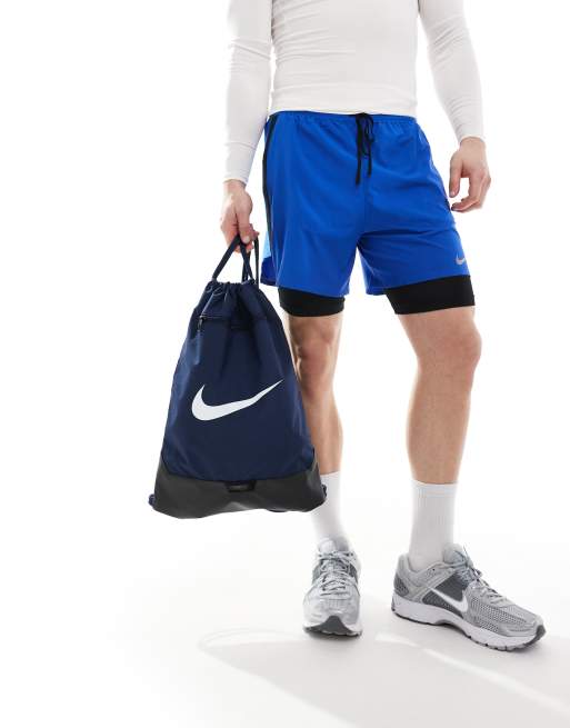 Nike Training - Borsa da palestra blu navy, 4 di 4