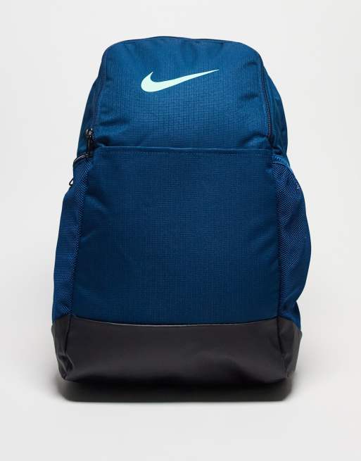 Blue and deals black nike backpack