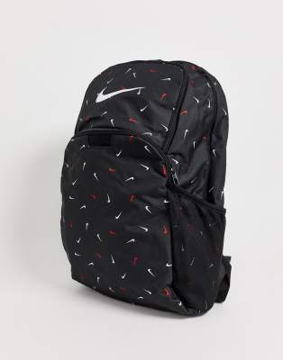 nike brasilia backpack all over print