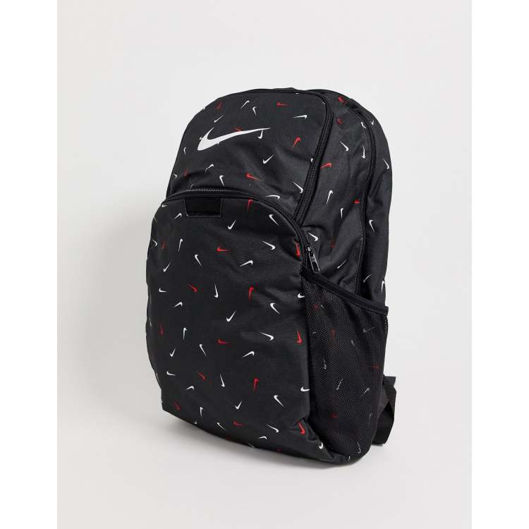 Nike training backpack in black 2024 sparkle print