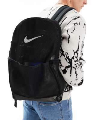 Nike Brasilia Backpack In Black