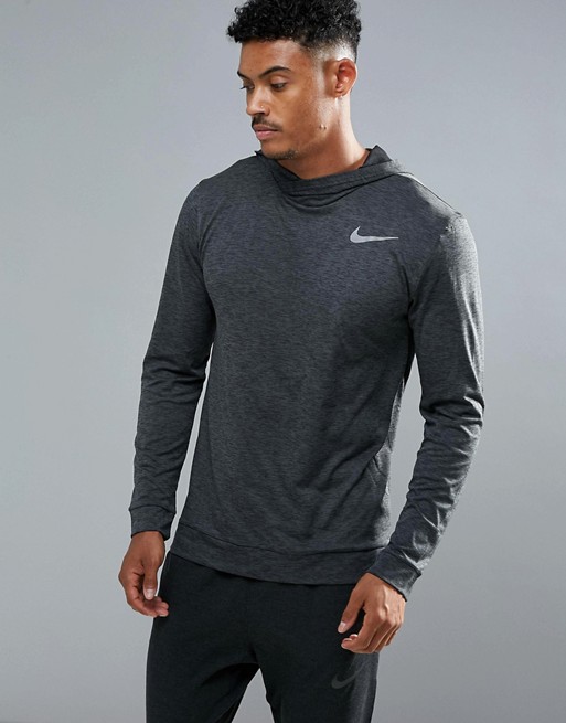 Nike Training | Nike Training Breathe Hyper Dry Hoodie In Grey 832829-060