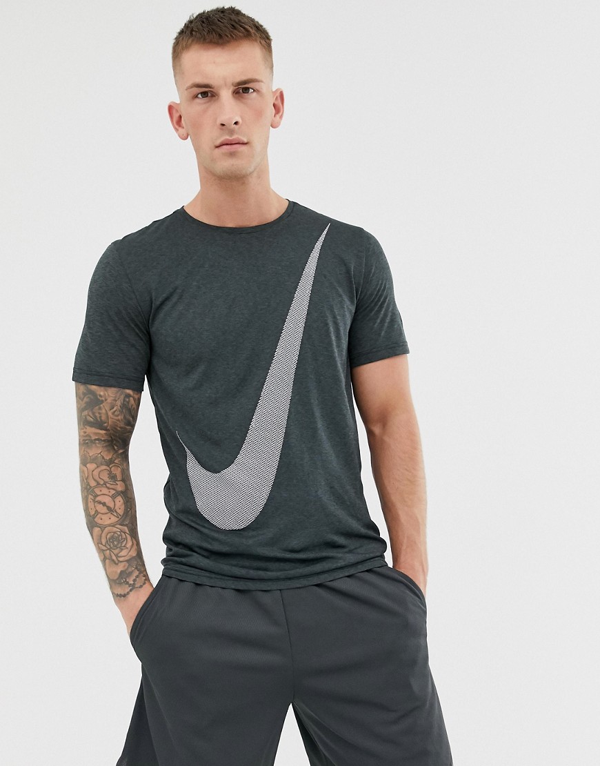Nike Training Breathe - HyperDry - T-shirt con logo nera AJ6881-010-Nero