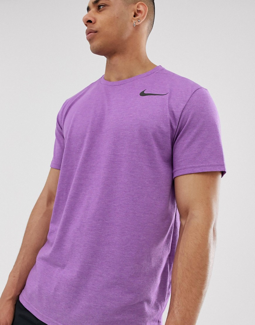 Nike Training Breathe - T-shirt viola