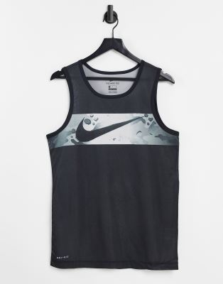 Nike Camo Panel Tank In Black ModeSens