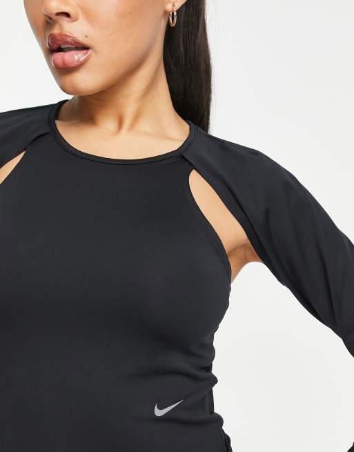 Women's Nike Dri-FIT ADV Seamless Long Sleeve Top - Black