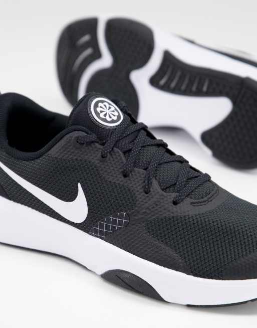 Nike black hotsell city trainer