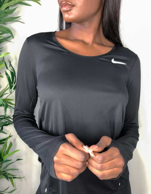 Nike women's city sleek running outlet tee