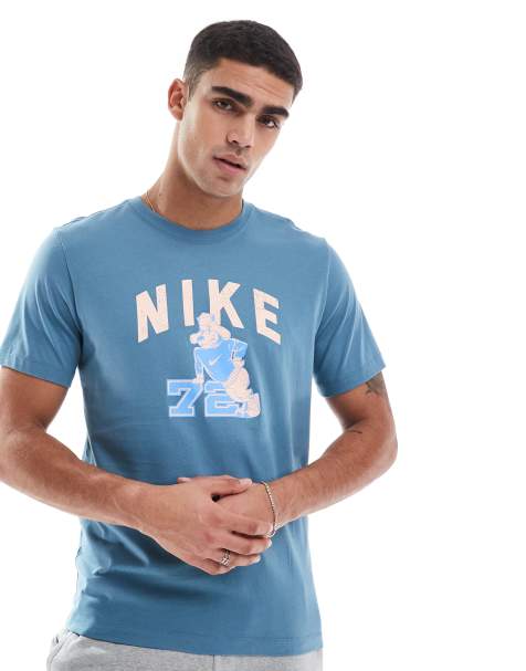 Nike Training College 72 graphic t-shirt in blue - view 1