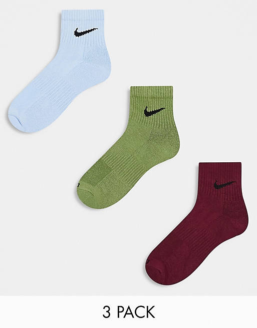 Nike Training - Confezione da tre paia di calzini unisex neutri ammortizzati