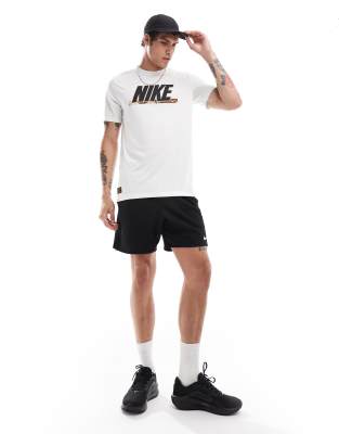 Nike Training Core Legend Camo t-shirt in white