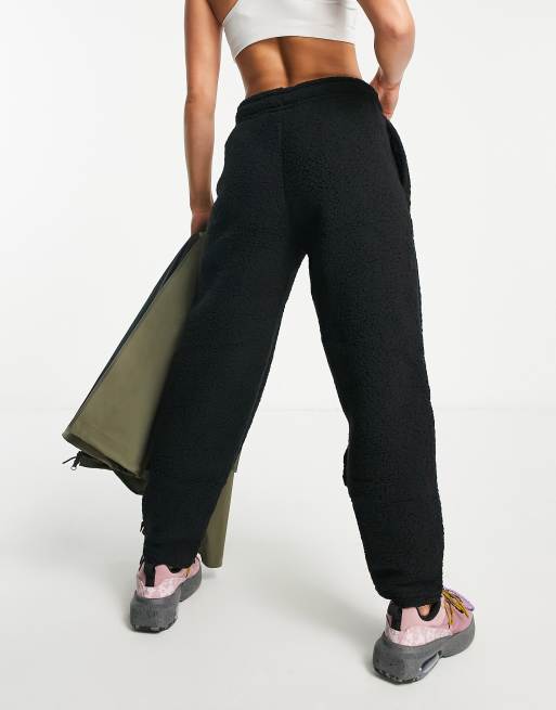 Nike Training Plus Therma-FIT cozy wide joggers in black