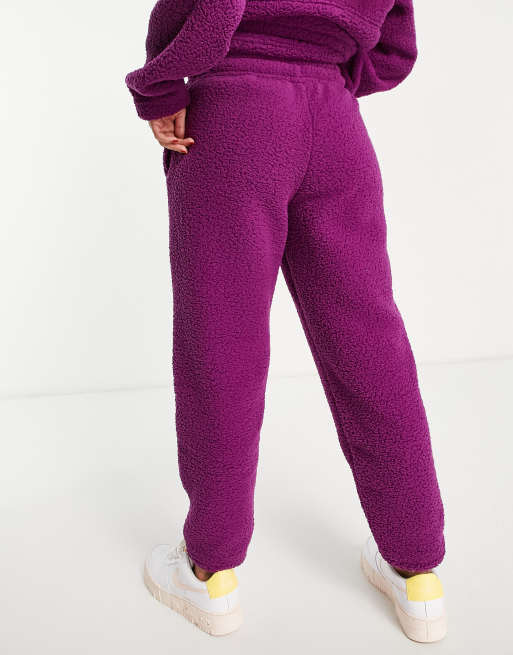 Womens Thermal Teddy Bear Fleece Thick Pants Pyjama Bottoms