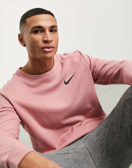 Nike Training crew neck sweat in pink ASOS
