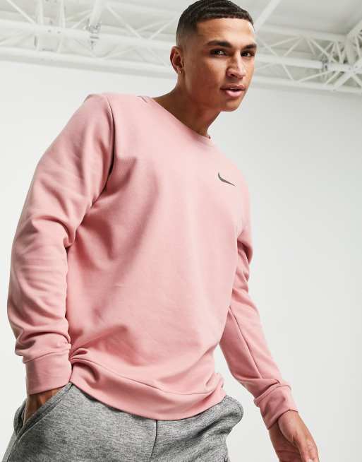 Nike foundation crew store sweatshirt pink