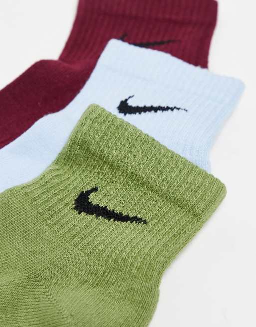 Chaussettes Nike Ankle Noir (2 paires)