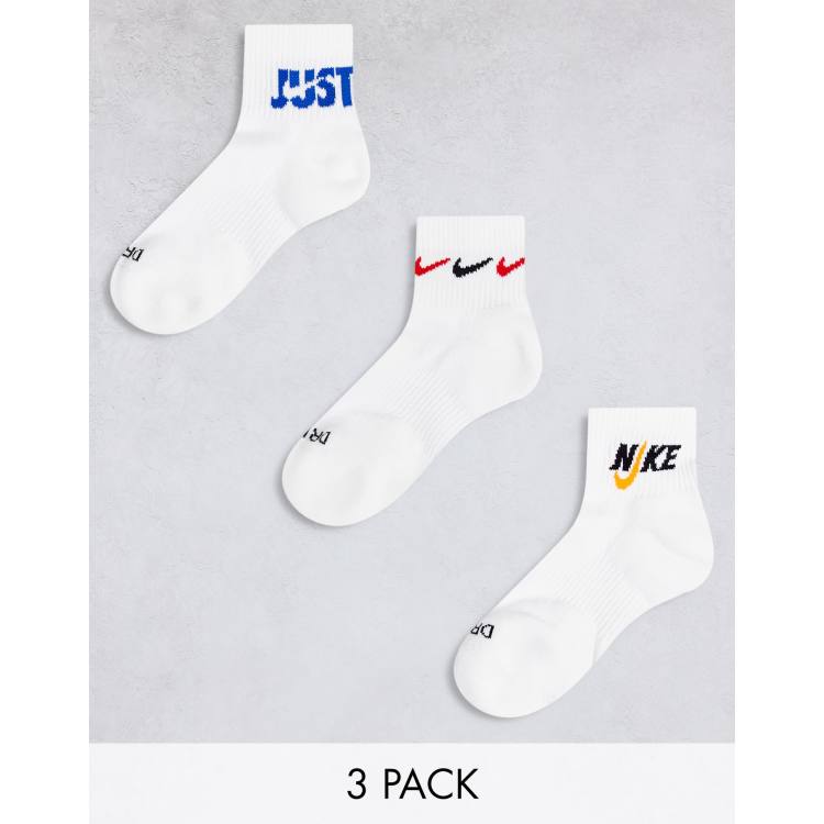 Nike Training Cushioned Everyday Chaussettes à triple virgule