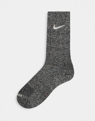 Nike Training Cushioned Everyday marl socks in black | ASOS
