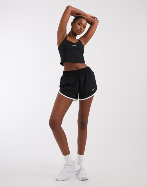 Nike Training - Débardeur à logo virgule métallisé - Noir, 2 de 4
