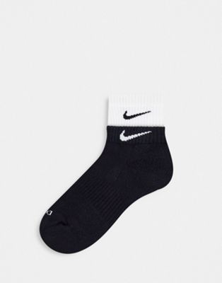 Nike Training double layer socks in black | ASOS