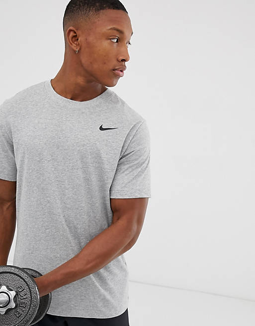 Behoefte aan motor boeket Nike Training Dri-FIT 2.0 t-shirt in grey | ASOS