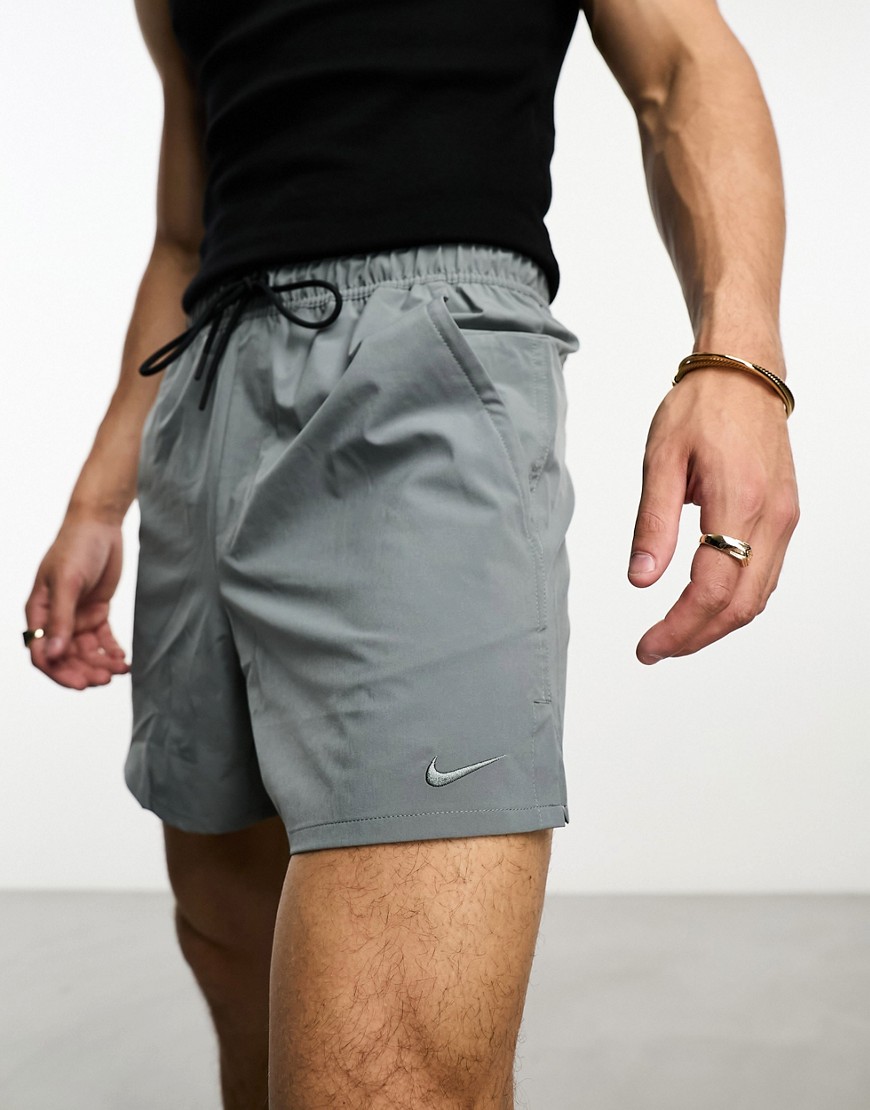 Nike Dri-fit 5inch Shorts In Gray