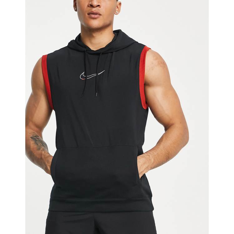 Nike training hyper dry sleeveless hoodie online