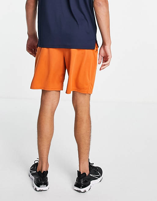Shorts Nike Training Dri-FIT 6 inch knitted shorts in orange 