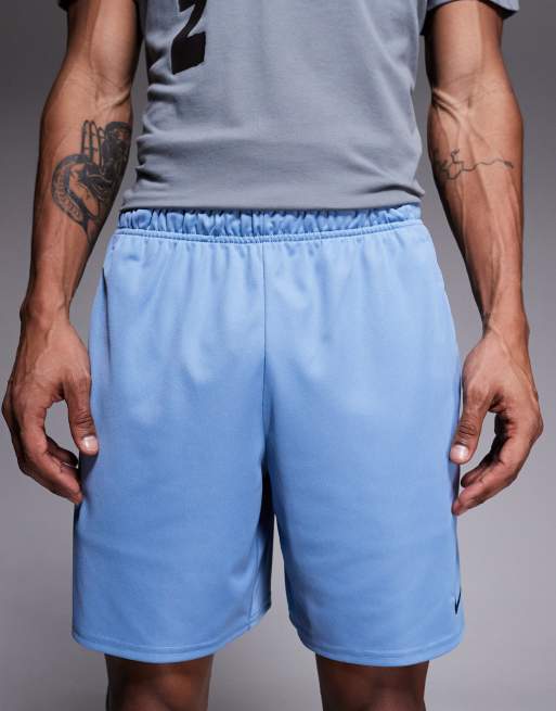 Nike Training Dri-FIT 7-inch shorts in blue, 4 of 5