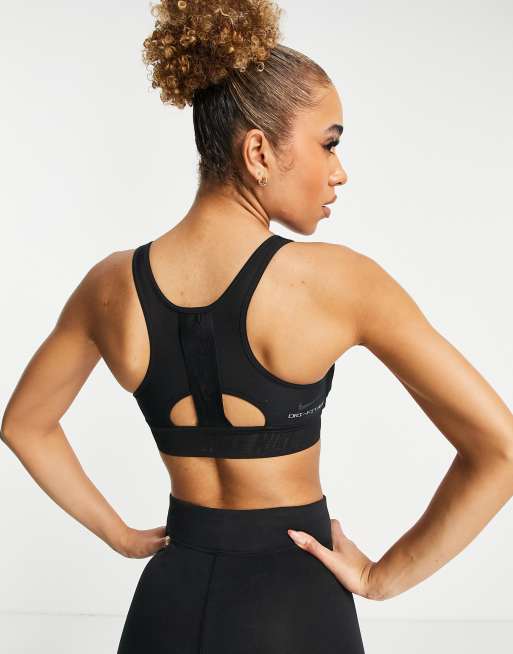 Nike + Net Sustain Pro Swoosh Dri-fit Sports Bra in Black