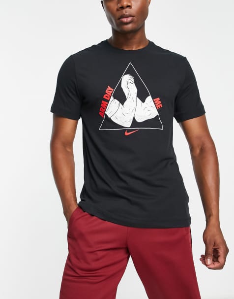 Nike Training - Dri-FIT Arm Day - T-shirt à logo graphique - Noir - view 1