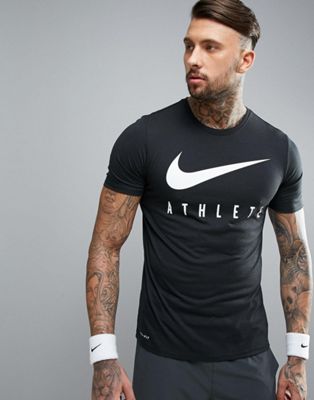 nike athlete t shirt grey