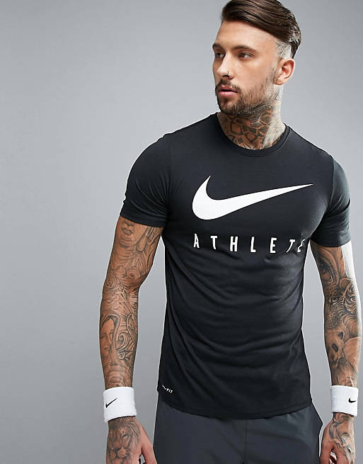 Nike Training dri-fit athlete t-shirt in black 739420-010 | ASOS