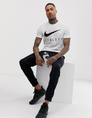 nike athlete t shirt white