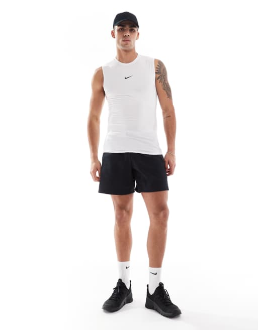 Nike Training – Dri-FIT – Biały podkoszulek o kroju podkreślającym sylwetkę, 4 z 4