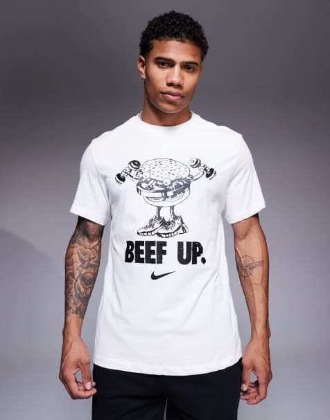 Nike Training Dri-FIT graphic t-shirt in white