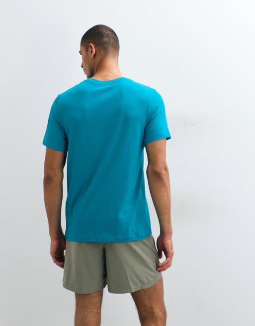 Nike Training Dri-FIT bomullst-shirt i blått, 4 av 5