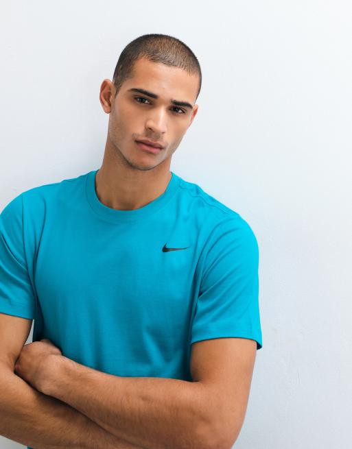 Nike Training Dri-FIT bomullst-shirt i blått, 5 av 5