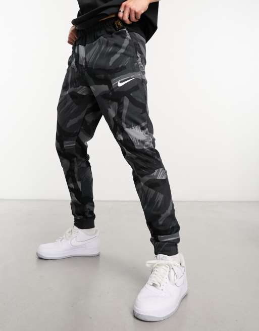 NIKE Dri-FIT Get Fit Womens Training Pants - CAMO/BLK