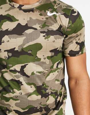 nike green camo shirt