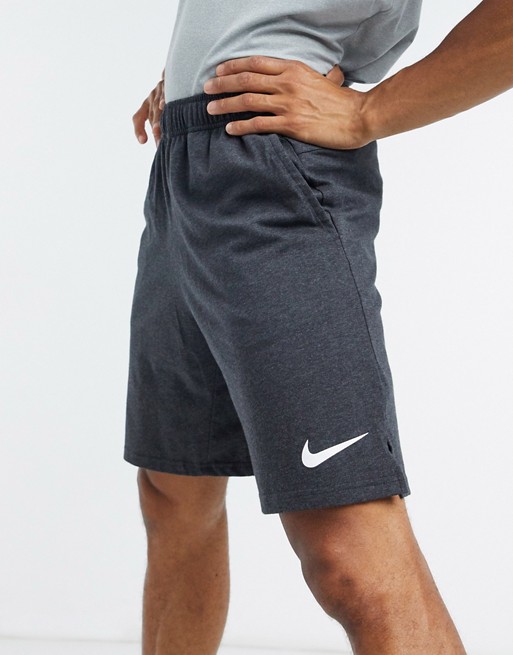 Nike Training Dri-FIT cotton shorts in black