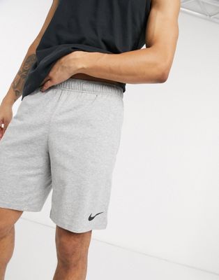 gray nike cotton shorts