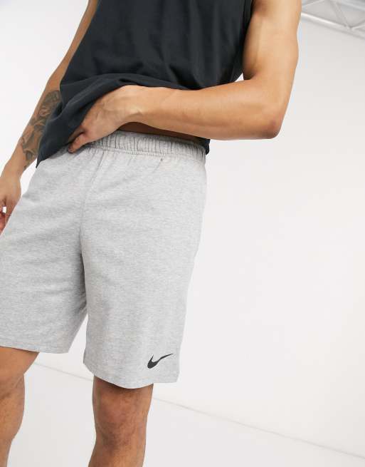 Gray nike 2025 cotton shorts