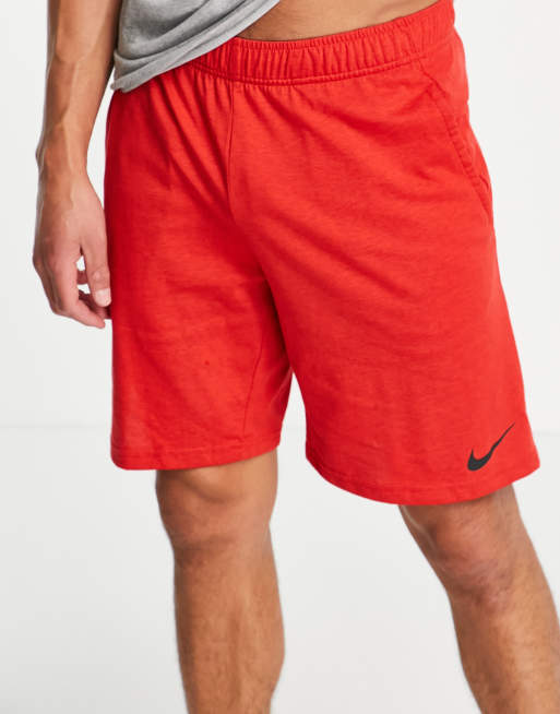 Red cotton sale nike shorts