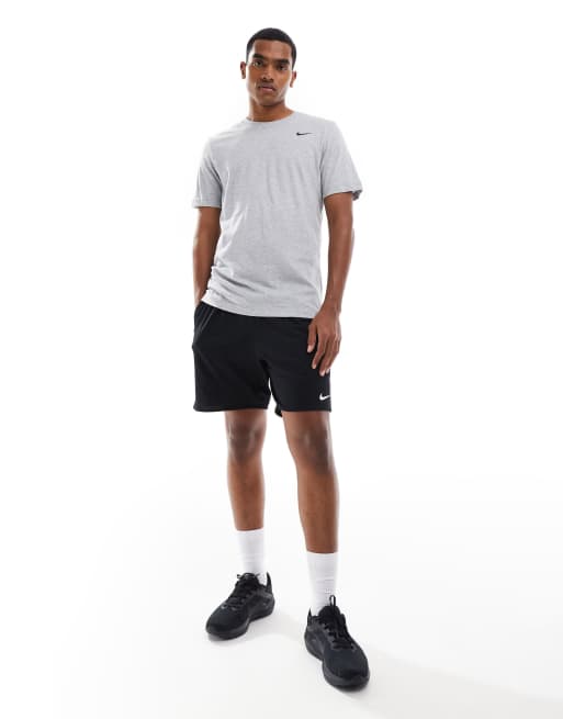 Nike Training Dri-FIT cotton t-shirt in grey, 4 of 4